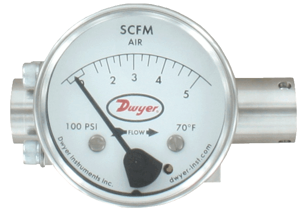 Dwyer Fixed-Orifice Flowmeter for Low Flow Rate, Series DTFF